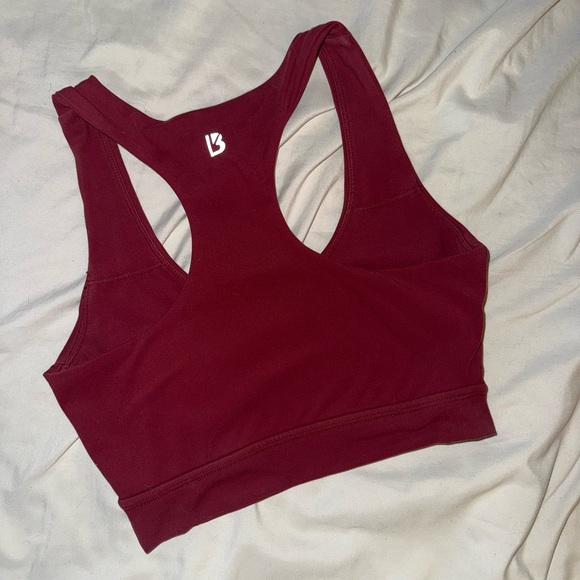 BuffBunny Deep Red Sports Bra - Picture 2 of 2